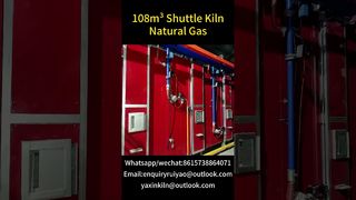 فرن المكوك #Kilnmanufacturer #shuttlekiln #brickfactory #gaskiln #IndustrialKiln #BatchKiln #GasFired