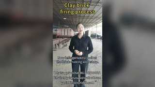 فرن النفق لعملية حرق الطوب الطيني
